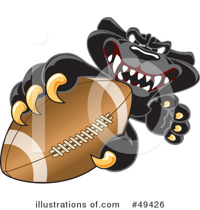 Royalty-Free (RF) Panther Character Clipart Illustration by Toons4Biz - Stock Sample #49426