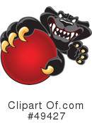 Panther Character Clipart #49427 by Mascot Junction