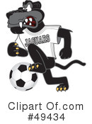 Panther Character Clipart #49434 by Mascot Junction