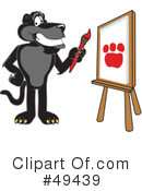 Panther Character Clipart #49439 by Mascot Junction