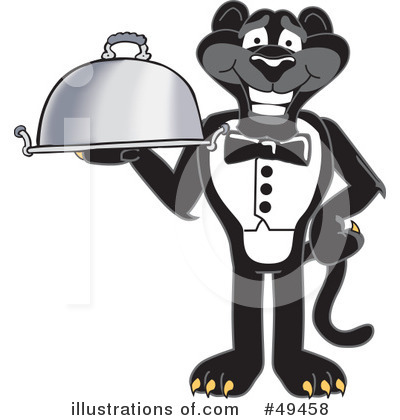 Panther School Mascot Clipart #49458 by Mascot Junction