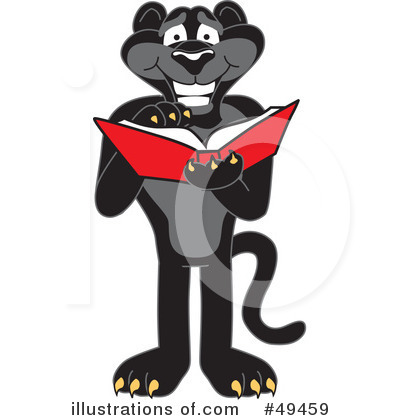 Panther School Mascot Clipart #49459 by Mascot Junction