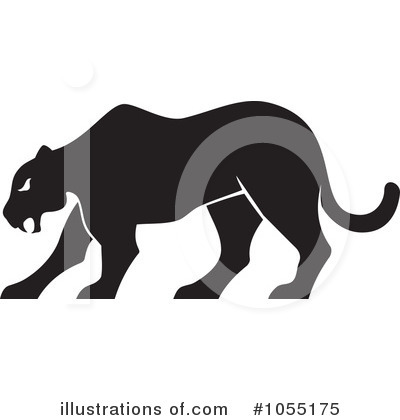 Royalty-Free (RF) Panther Clipart Illustration by Any Vector - Stock Sample #1055175