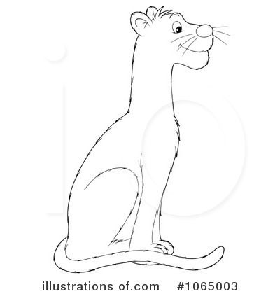 Royalty-Free (RF) Panther Clipart Illustration by Alex Bannykh - Stock Sample #1065003