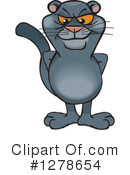 Panther Clipart #1278654 by Dennis Holmes Designs