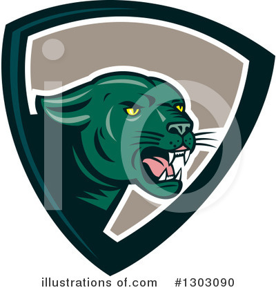 Panther Clipart #1303090 by patrimonio