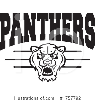 Panther Clipart #1757792 by Johnny Sajem