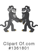 Panther School Mascot Clipart #1361801 by Mascot Junction