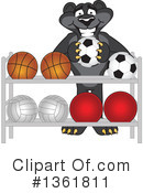 Panther School Mascot Clipart #1361811 by Mascot Junction