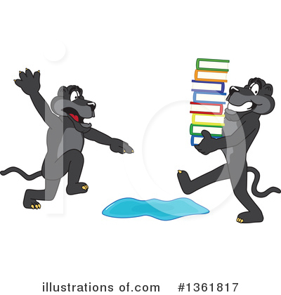 Royalty-Free (RF) Panther School Mascot Clipart Illustration by Mascot Junction - Stock Sample #1361817