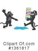 Panther School Mascot Clipart #1361817 by Mascot Junction