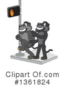 Panther School Mascot Clipart #1361824 by Mascot Junction