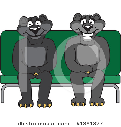 Royalty-Free (RF) Panther School Mascot Clipart Illustration by Mascot Junction - Stock Sample #1361827