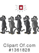 Panther School Mascot Clipart #1361828 by Mascot Junction
