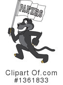 Panther School Mascot Clipart #1361833 by Mascot Junction