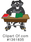 Panther School Mascot Clipart #1361835 by Mascot Junction