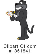 Panther School Mascot Clipart #1361841 by Mascot Junction