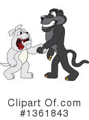 Panther School Mascot Clipart #1361843 by Mascot Junction