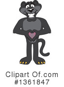 Panther School Mascot Clipart #1361847 by Mascot Junction
