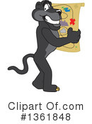 Panther School Mascot Clipart #1361848 by Mascot Junction