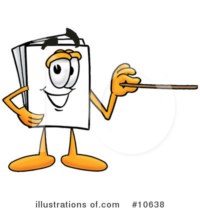 Royalty-Free (RF) Paper Clipart Illustration by Mascot Junction - Stock Sample #10638
