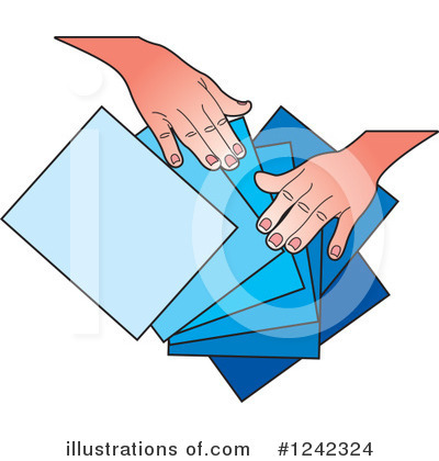 Royalty-Free (RF) Paper Clipart Illustration by Lal Perera - Stock Sample #1242324