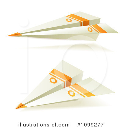 Royalty-Free (RF) Paper Plane Clipart Illustration by merlinul - Stock Sample #1099277