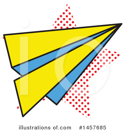 Paper Airplane Clipart #1457685 by Cherie Reve