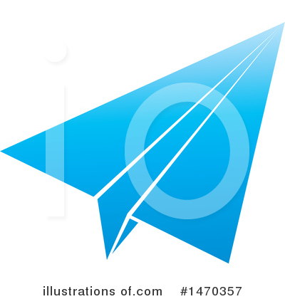 Paper Plane Clipart #1470357 by Lal Perera