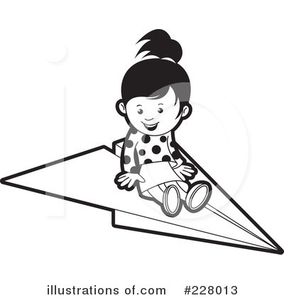 Paper Plane Clipart #228013 by Lal Perera