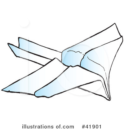 Royalty-Free (RF) Paper Plane Clipart Illustration by Snowy - Stock Sample #41901