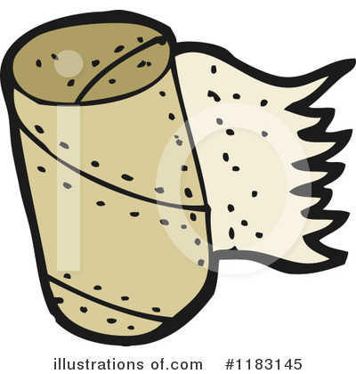 Royalty-Free (RF) Paper Towels Clipart Illustration by lineartestpilot - Stock Sample #1183145