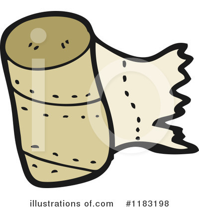 Royalty-Free (RF) Paper Towels Clipart Illustration by lineartestpilot - Stock Sample #1183198
