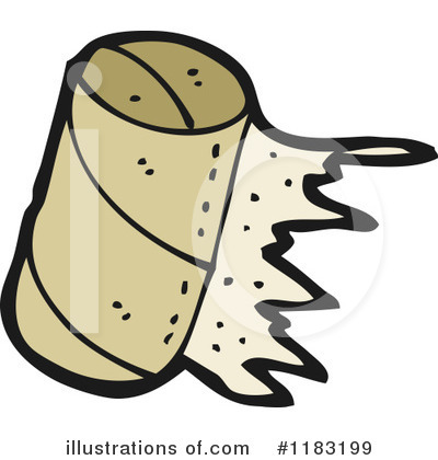 Royalty-Free (RF) Paper Towels Clipart Illustration by lineartestpilot - Stock Sample #1183199