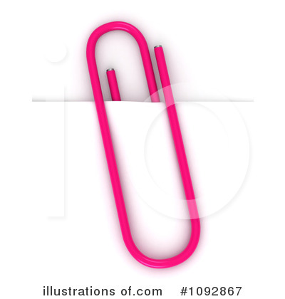 Royalty-Free (RF) Paperclip Clipart Illustration by BNP Design Studio - Stock Sample #1092867
