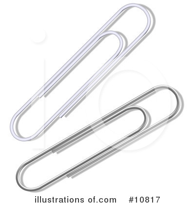 Paperclip Clipart #10817 by Leo Blanchette