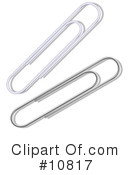 Paperclips Clipart #10817 by Leo Blanchette