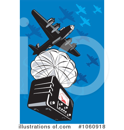Airplane Clipart #1060918 by patrimonio