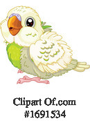 Parakeet Clipart #1691534 by Pushkin