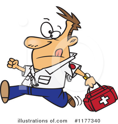 Royalty-Free (RF) Paramedics Clipart Illustration by toonaday - Stock Sample #1177340