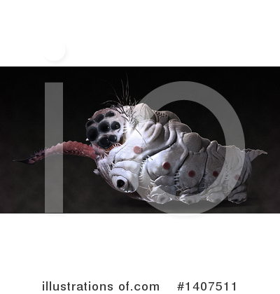 Royalty-Free (RF) Parasitic Grub Clipart Illustration by Leo Blanchette - Stock Sample #1407511