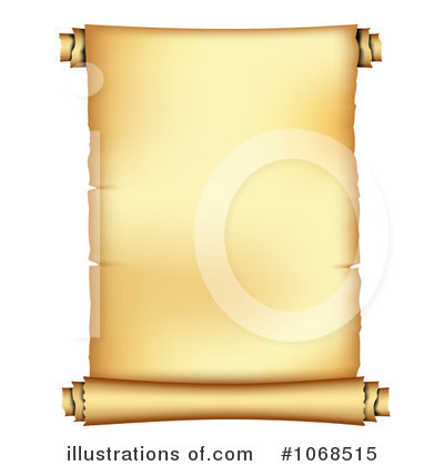 Royalty-Free (RF) Parchment Clipart Illustration by vectorace - Stock Sample #1068515
