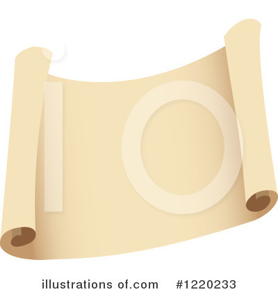 Royalty-Free (RF) Parchment Clipart Illustration by cidepix - Stock Sample #1220233