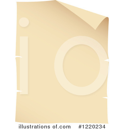 Royalty-Free (RF) Parchment Clipart Illustration by cidepix - Stock Sample #1220234