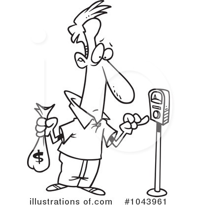 Royalty-Free (RF) Parking Meter Clipart Illustration by toonaday - Stock Sample #1043961