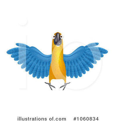 Royalty-Free (RF) Parrot Clipart Illustration by vectorace - Stock Sample #1060834