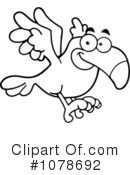 Parrot Clipart #1078692 by Hit Toon