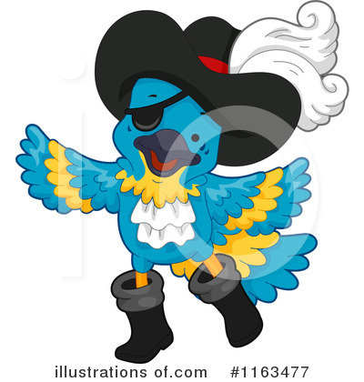 Royalty-Free (RF) Parrot Clipart Illustration by BNP Design Studio - Stock Sample #1163477