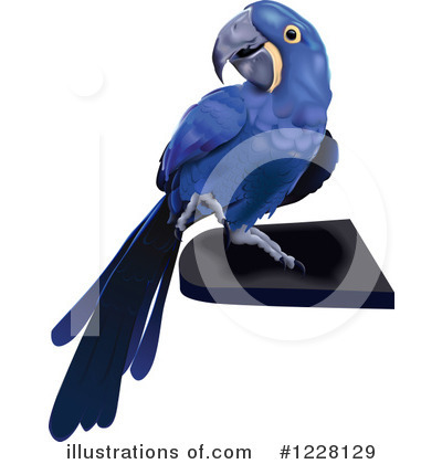 Royalty-Free (RF) Parrot Clipart Illustration by dero - Stock Sample #1228129