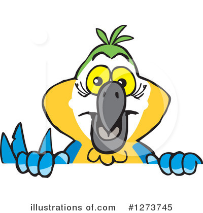Royalty-Free (RF) Parrot Clipart Illustration by Dennis Holmes Designs - Stock Sample #1273745